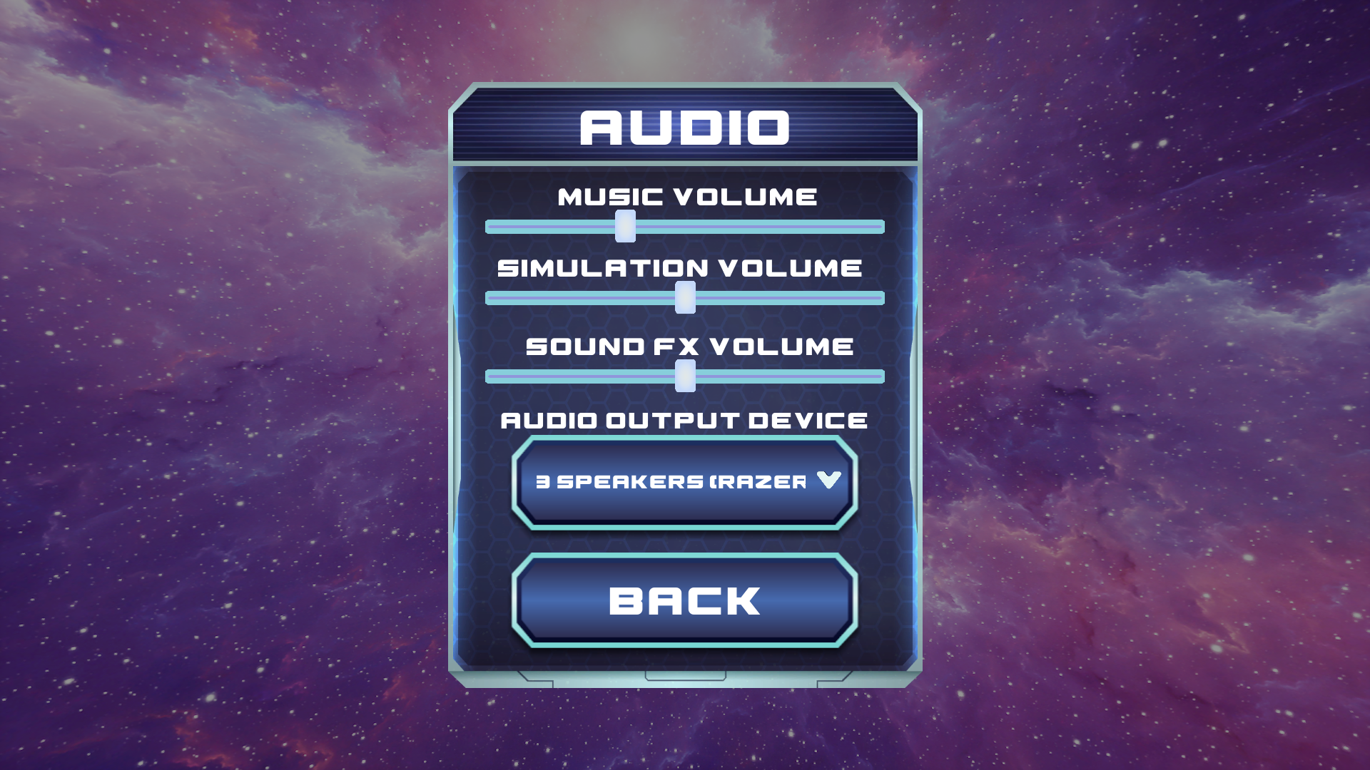 Audio Settings